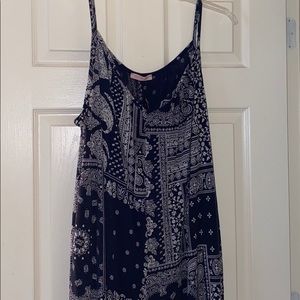BNWT Navy Blue and White Romper Size Large